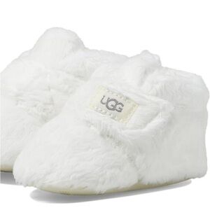 UGG Kids White Fluffy Shoes